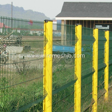 Dark Green Triangle Welded Wire Mesh Fence
